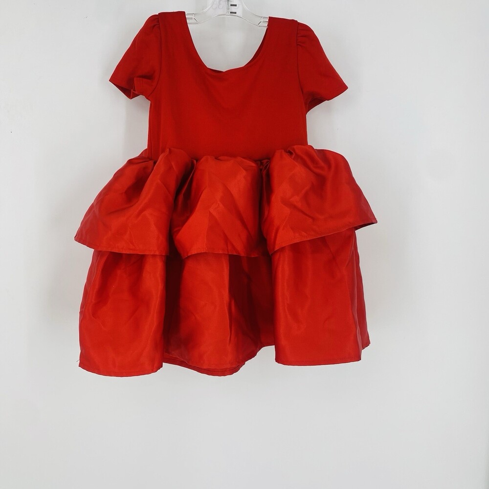 NWT H&M 2-4 Years Toddler Red Special Occasion Dress Girl's Holiday - Picture 6 of 9